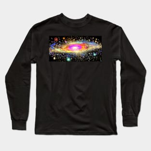 Milky Way Galaxy Long Sleeve T-Shirt